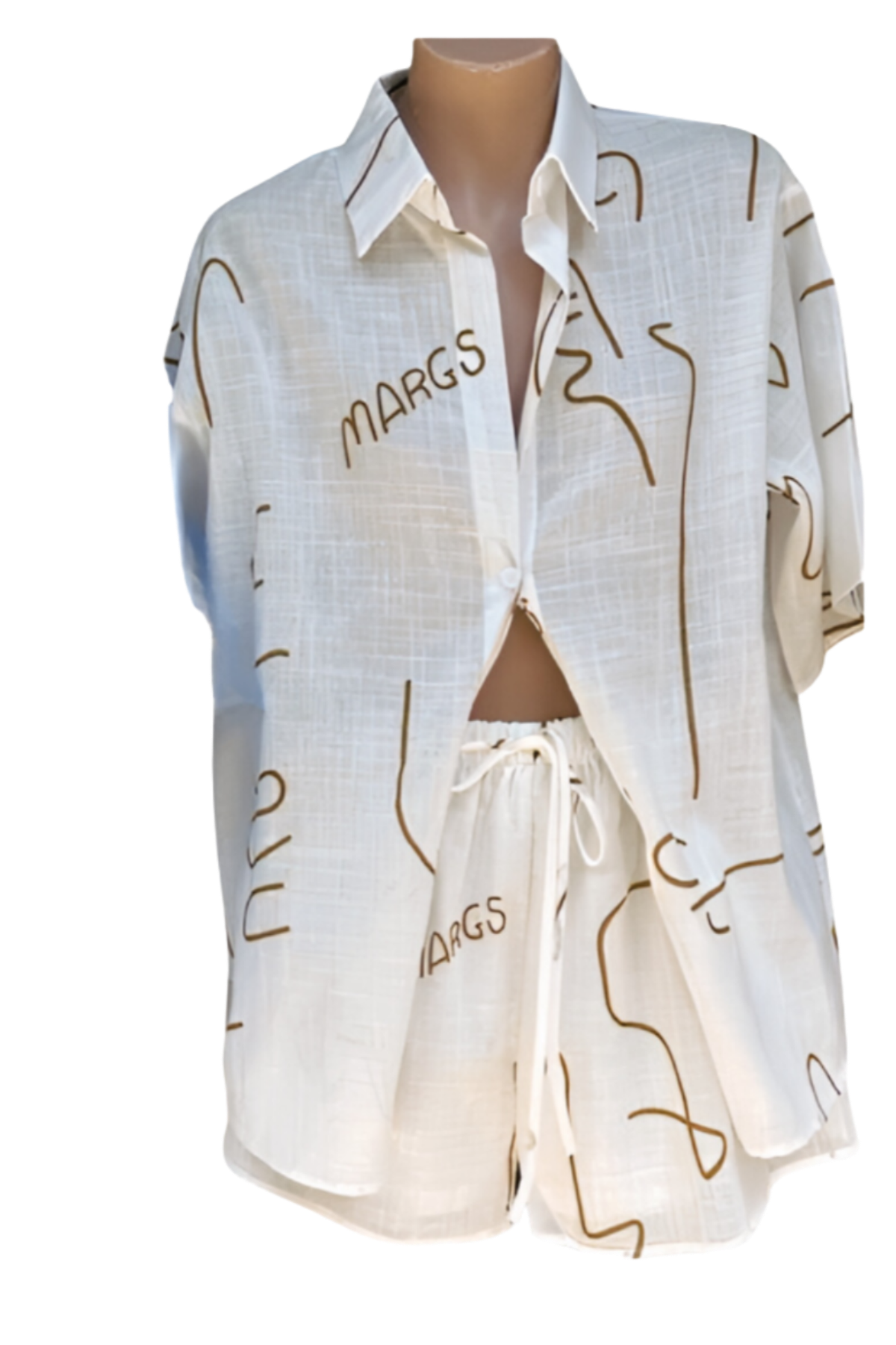 Margs Set - White/Tan – Husk-i Style