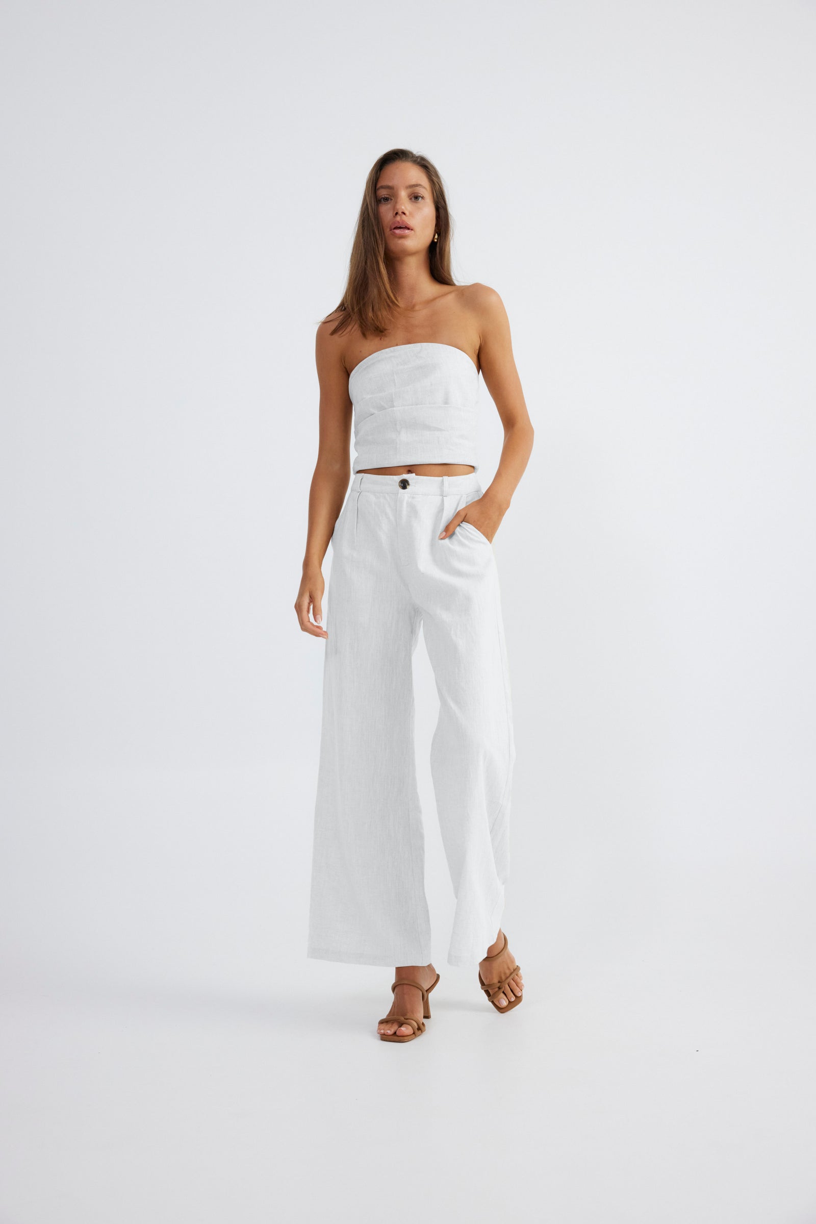 SNDYS Romi Linen Top – Husk-i Style
