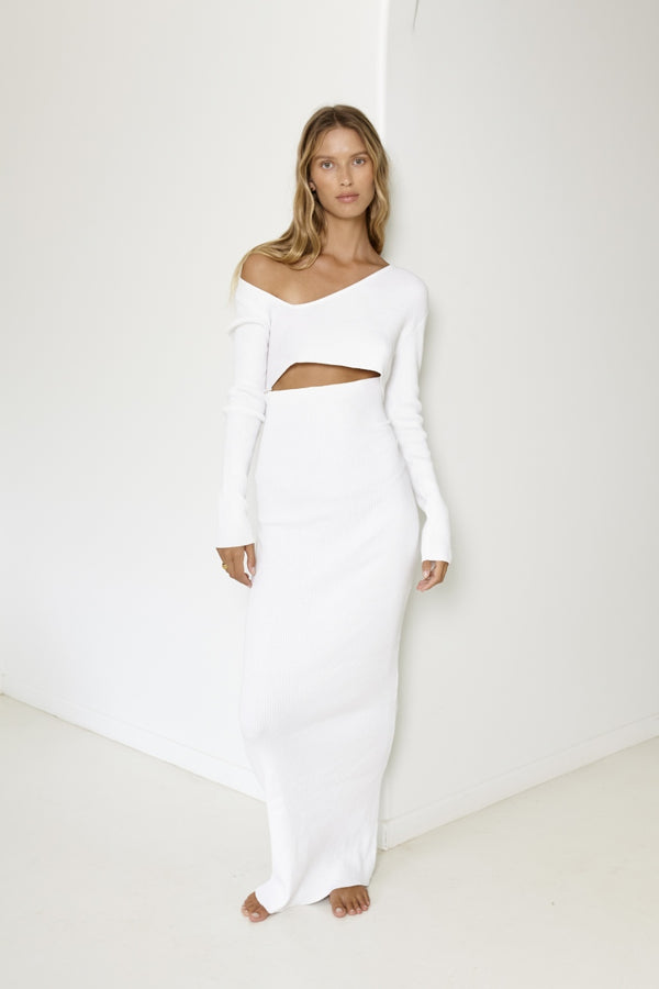 AURORA DRESS - WHITE