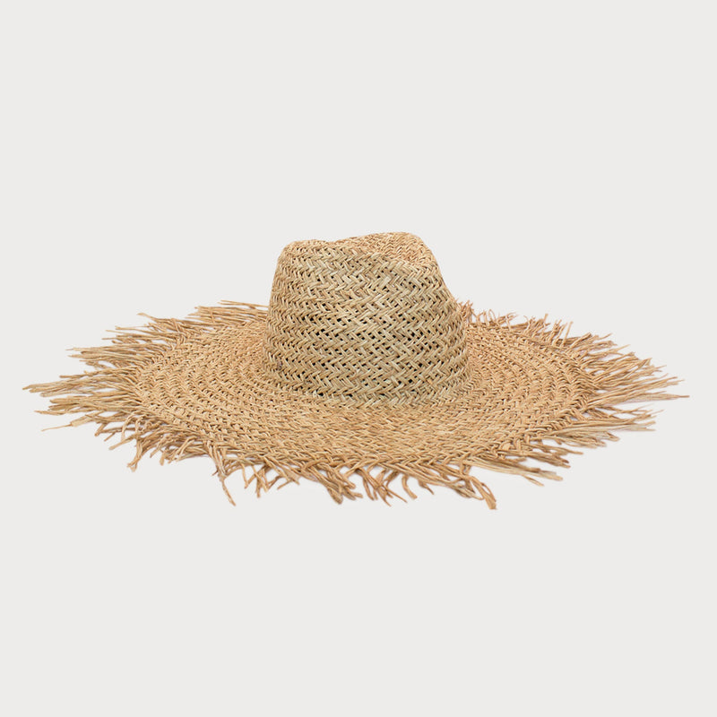 Alicante Fedora Natural Straw