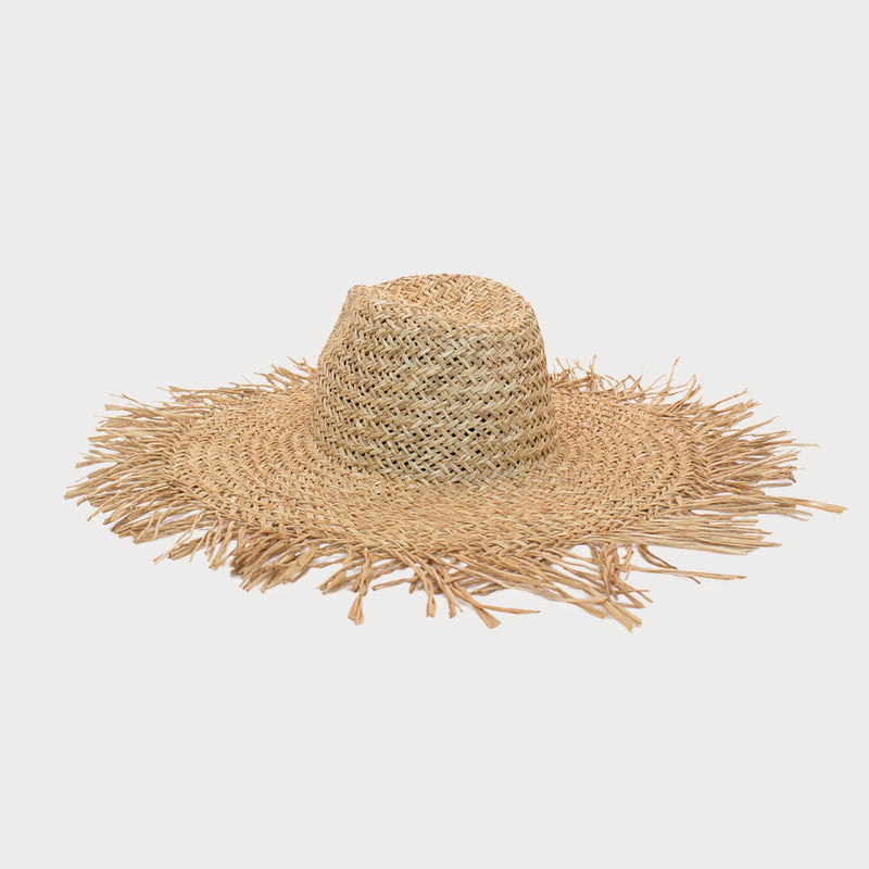 Alicante Fedora Natural Straw