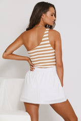 Chez Bodysuit Tan Stripe