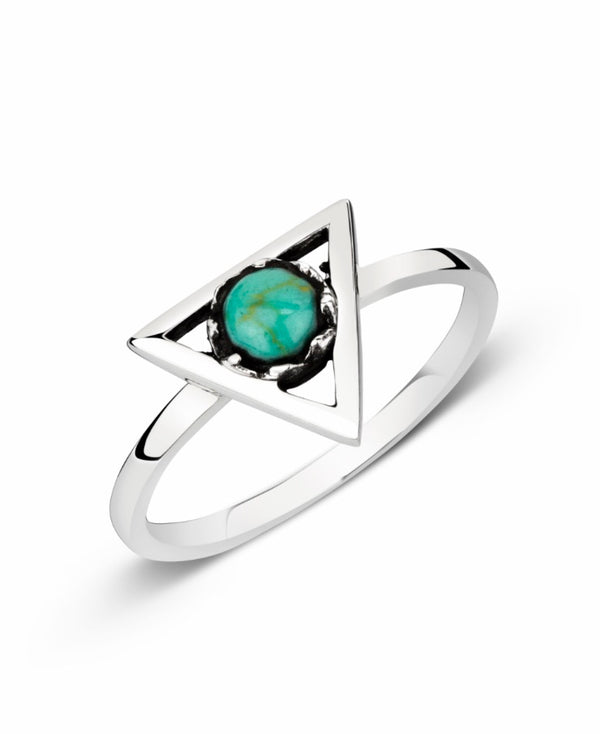 Triangle Turquoise ring