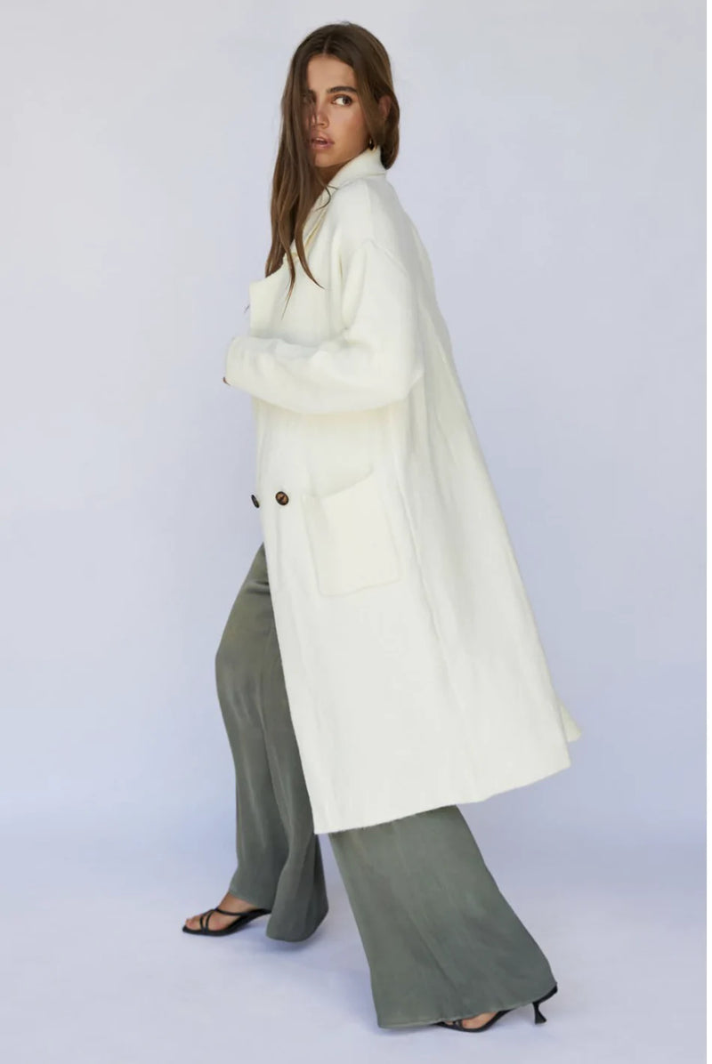 Jude Coat - White