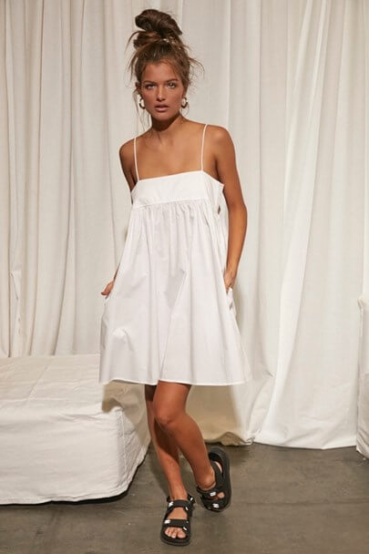 Serabi Dress Mini White