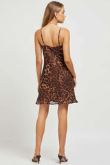 SKIN DRESS MINI - LEOPARD