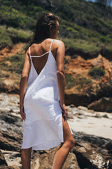 Tuesday Slip Dress White