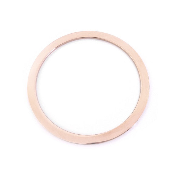stainless steel rose gold bangle