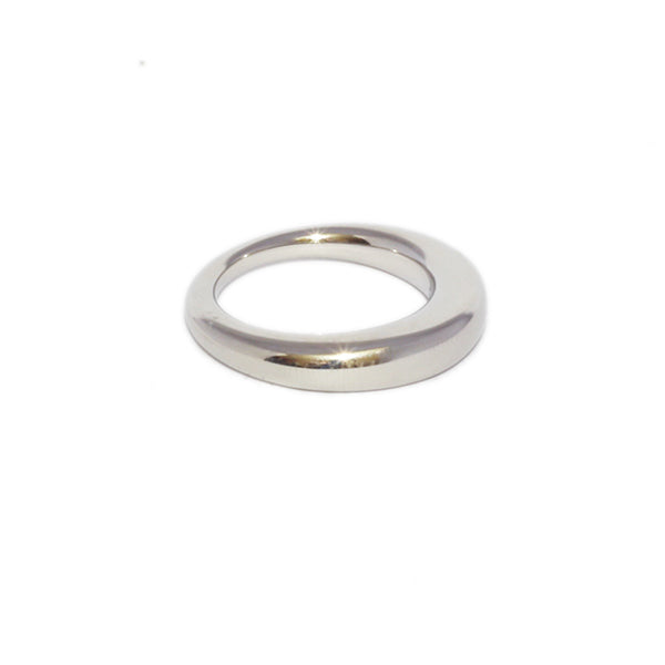 stainless steel silver ring