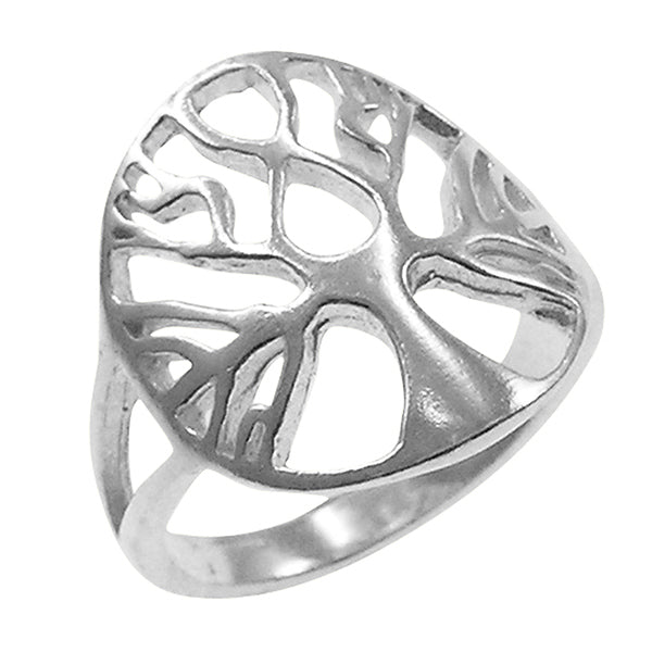 sterling silver tree of life ring