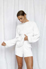 Goldie Long Sleeve Top - White